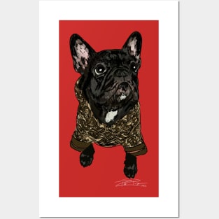 Frenchie Fashion Forward Posters and Art